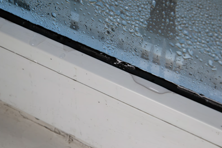 Condensation between window panes, a sign it may be time to replace windows